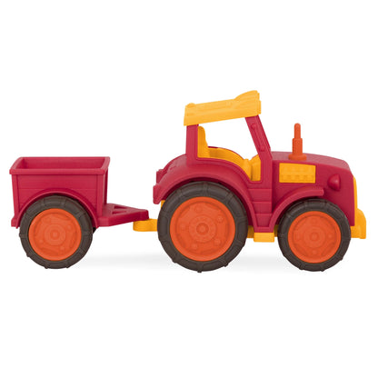 Tractor & Trailer Farm Truck with Removable Trailer, Toddler and Preschool Toys