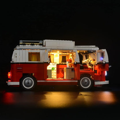 Led Lighting Kit for Creator Volkswagen T1 Camper Van - Light Set Compatible with Lego 10220 Building Blocks Model- (Not Include the Lego Set) (Standard Version)