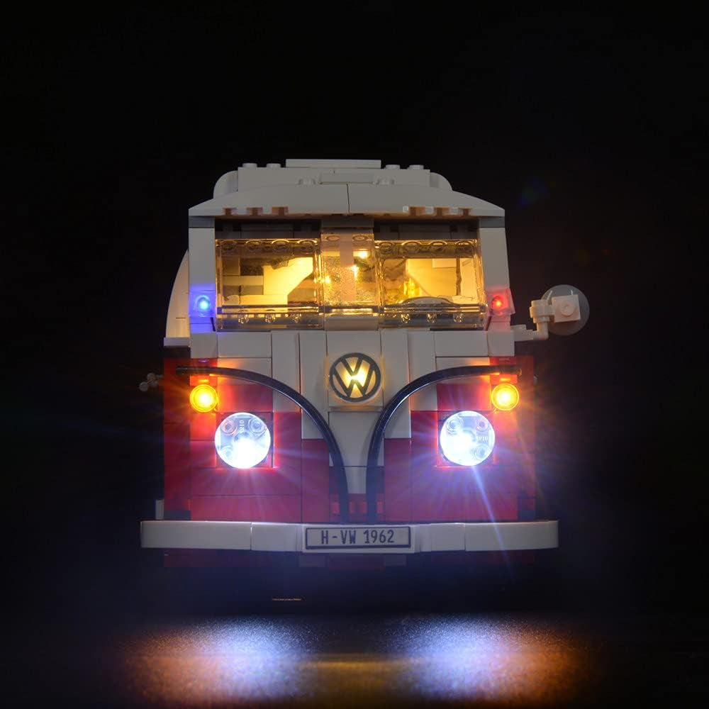 Led Lighting Kit for Creator Volkswagen T1 Camper Van - Light Set Compatible with Lego 10220 Building Blocks Model- (Not Include the Lego Set) (Standard Version)