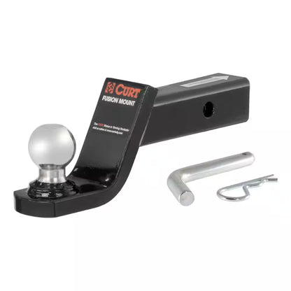 7,500 Lbs. 4 In. Drop Fusion Trailer Hitch Ball Mount Draw Bar with 2 In. Ball (2 In. Shank)