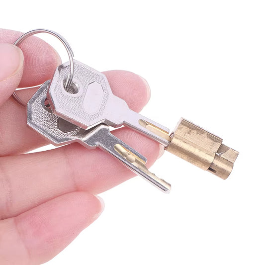 Trailer Coupling Hitch Lock Insertable Security for Pressed Coupler Heads Camper Components Caravan RV Parts Accessories