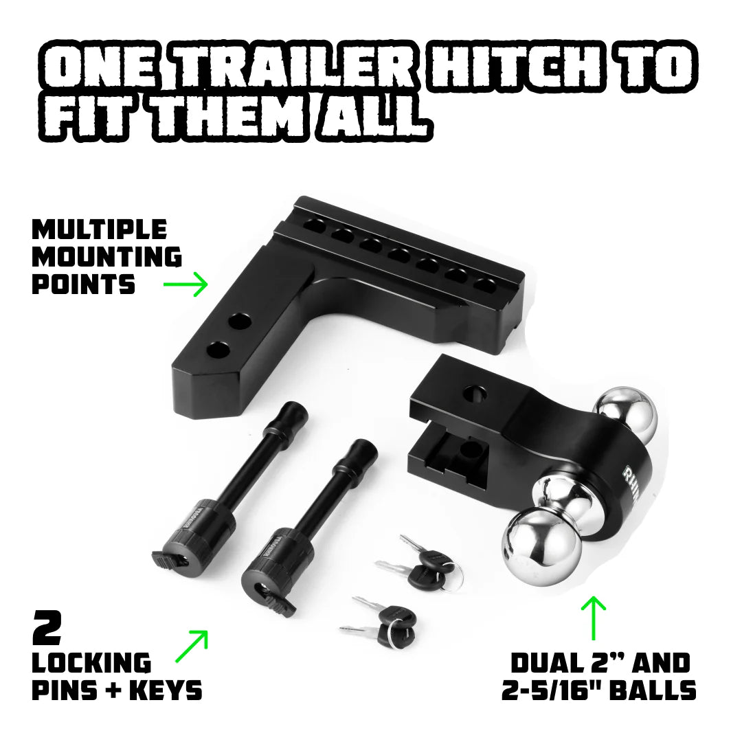 Adjustable Drop Hitch (2" Receivers)