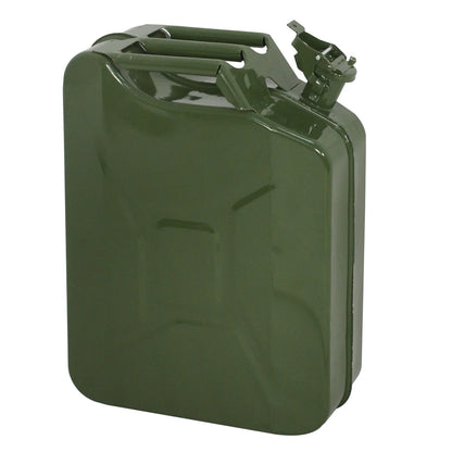 D02-1214 5 Gallon Gasoline Emergency Fuel Container Steel, Green