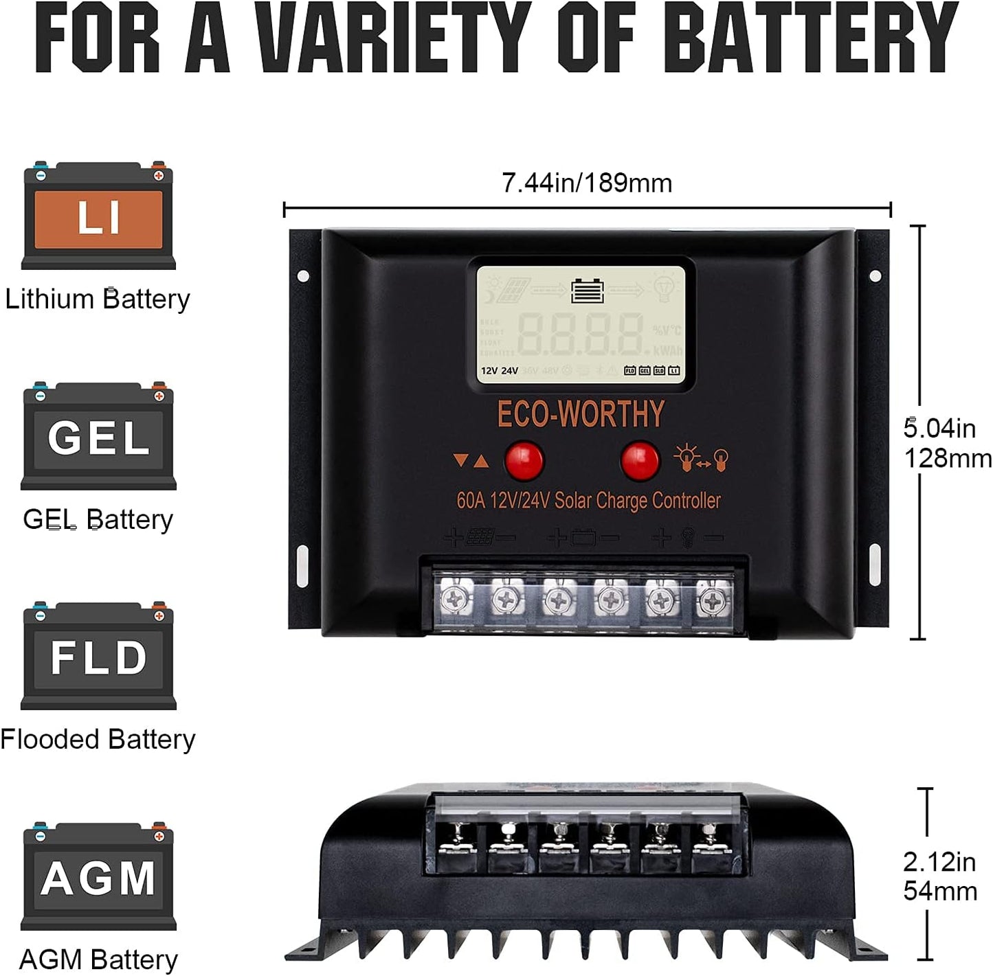 400 Watt 12 Volt Solar Panel Kit off Grid with 4Pcs 100W Solar Panels + 60A Charge Controller + Accessories Needed for RV, Cabins, Caravan, Shed，Etc