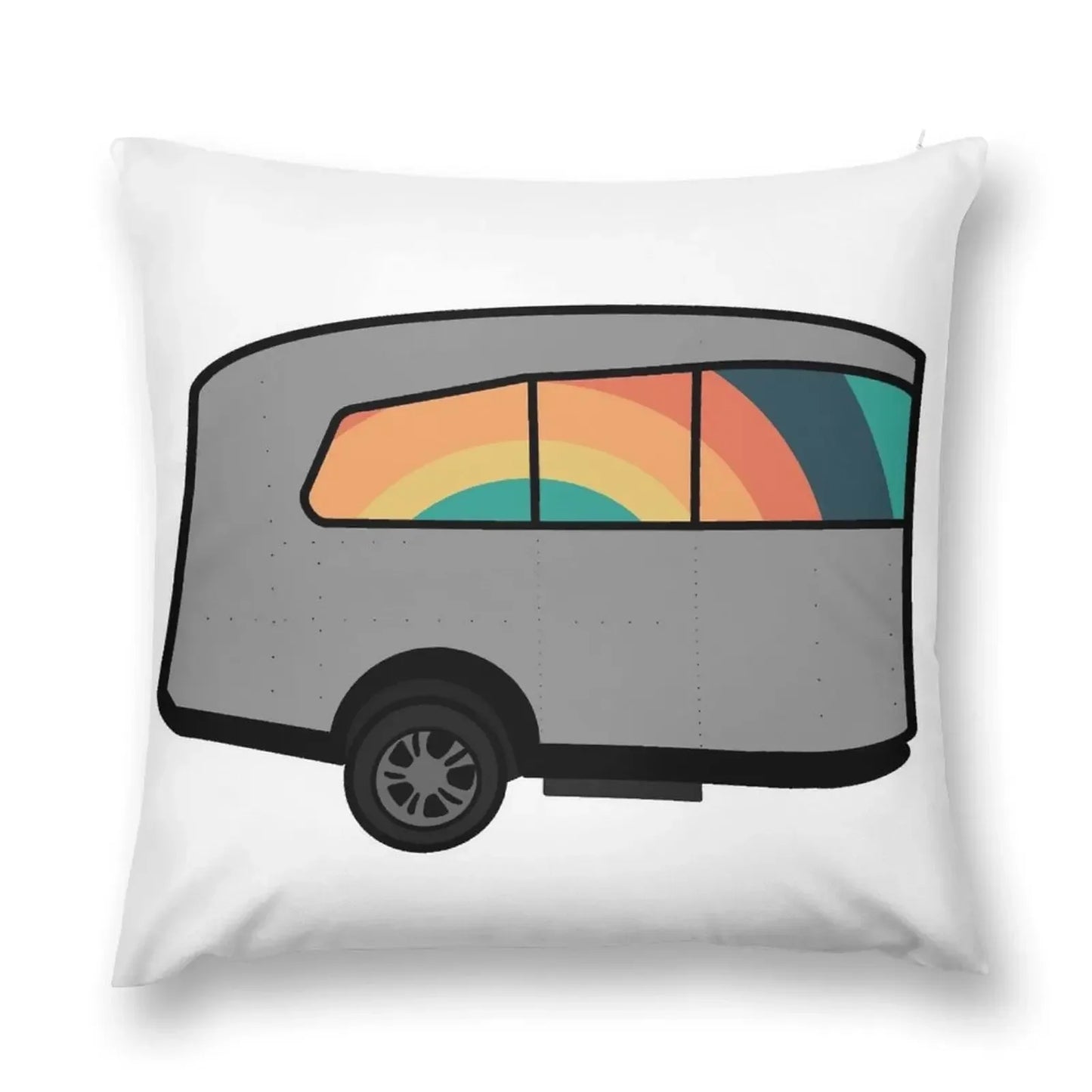 Airstream Basecamp Dreamin’ Throw Pillow Sofa Cushions Covers Sofa Covers For Living Room pillow