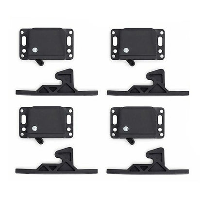 4Pack Hook Lock Cost-effective Solution RV Door Latch Kit Durable Compatible Grabber Latch Catch