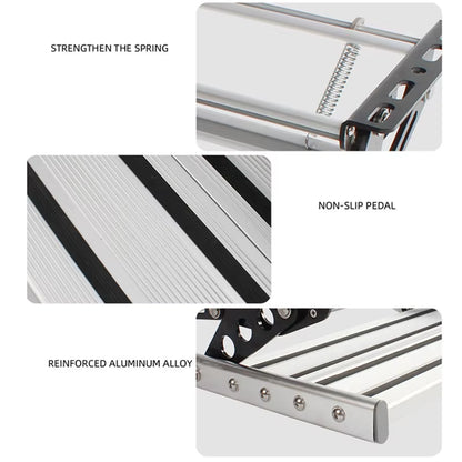 Aluminum Alloy Double Layer /Single Layer RV Caravan Trailer Folding Step for Camper Caravan Accessories