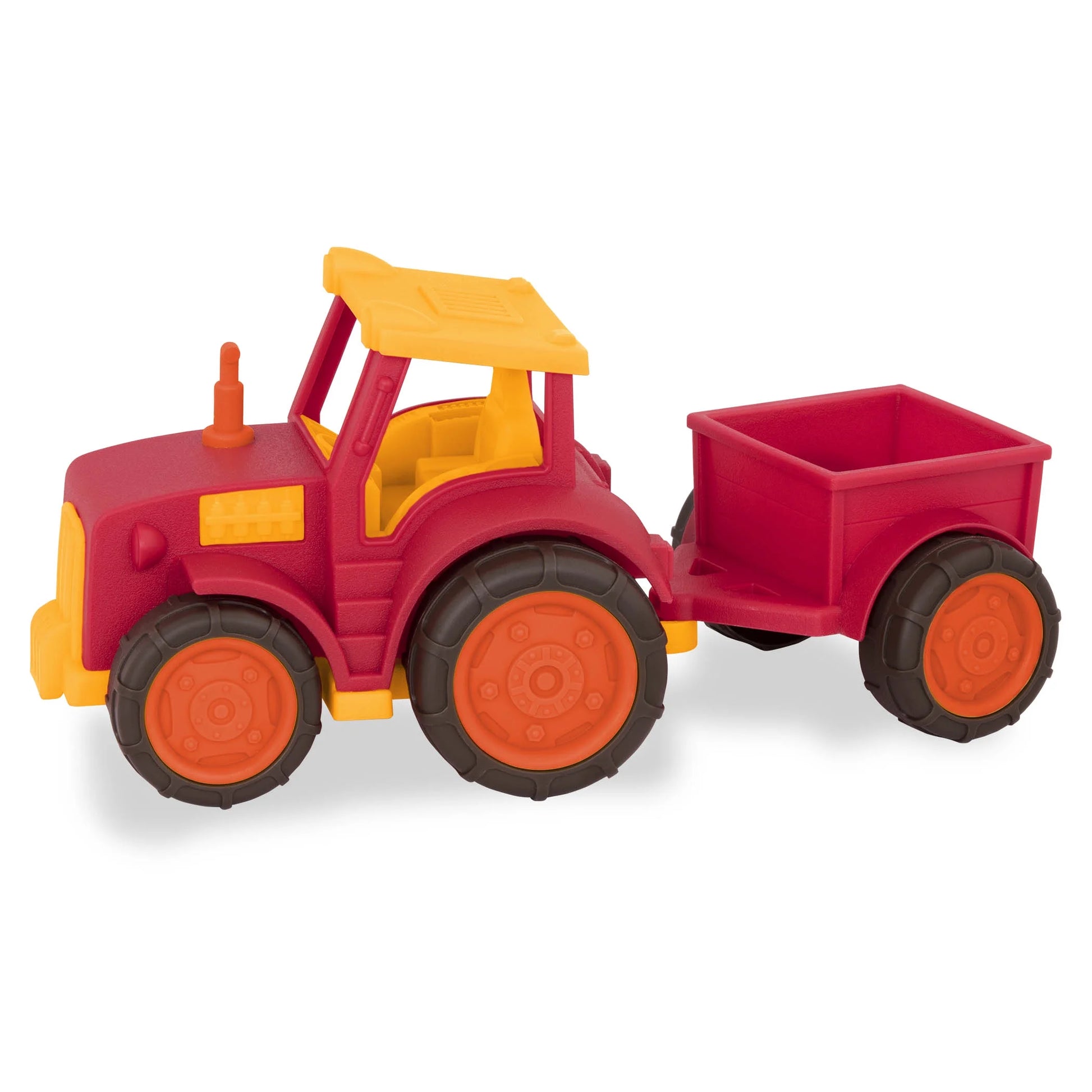 Tractor & Trailer Farm Truck with Removable Trailer, Toddler and Preschool Toys