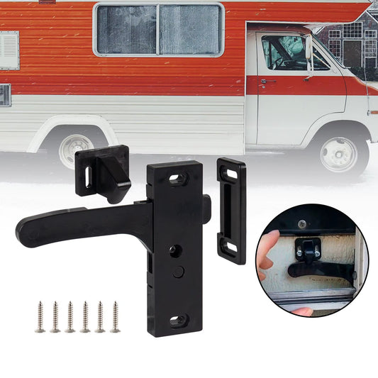 RV Screen Door Latch, Right Hand Easily Install Stable Performance RV Screen Door Latch Camper Door Latch for Travel Trailer