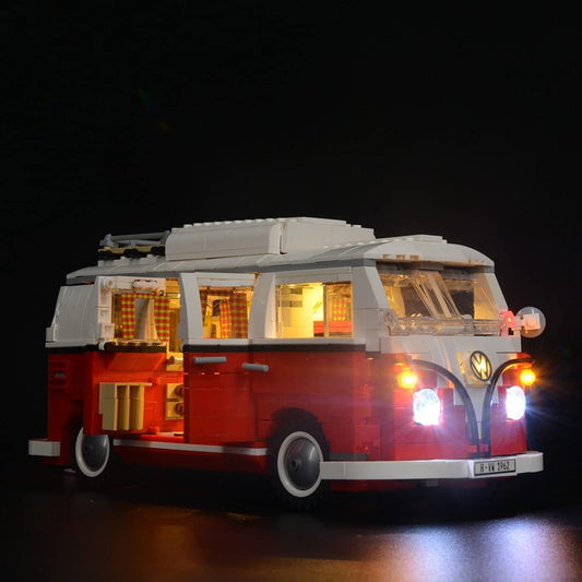 Led Lighting Kit for Creator Volkswagen T1 Camper Van - Light Set Compatible with Lego 10220 Building Blocks Model- (Not Include the Lego Set) (Standard Version)