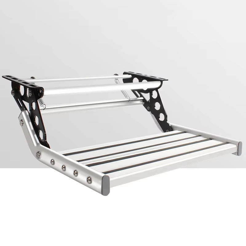 Aluminum Alloy Double Layer /Single Layer RV Caravan Trailer Folding Step for Camper Caravan Accessories