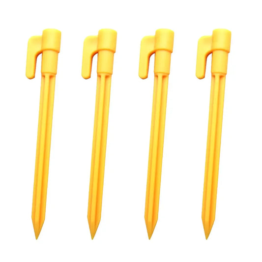 outdoor Camping Tent Nails Sand Ground Triangular Stake Ground Awning Camping Tools Plastic Tent Pegs Nail