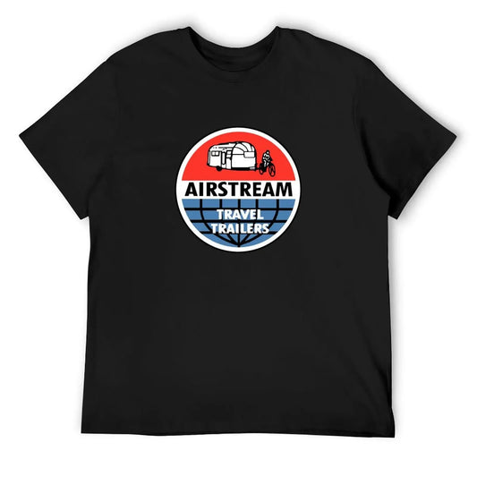 Airstream Travel Trailer Vintage Decal T-Shirt blacks Man t-shirt Luxury man custom shirt tee shirts for men