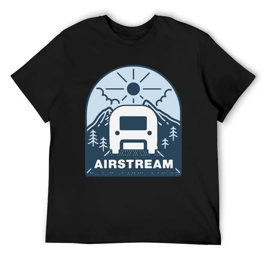 Airstream Adventure T-Shirt oversized graphic tee vintage anime t shirts Blouse big and tall t shirts for men