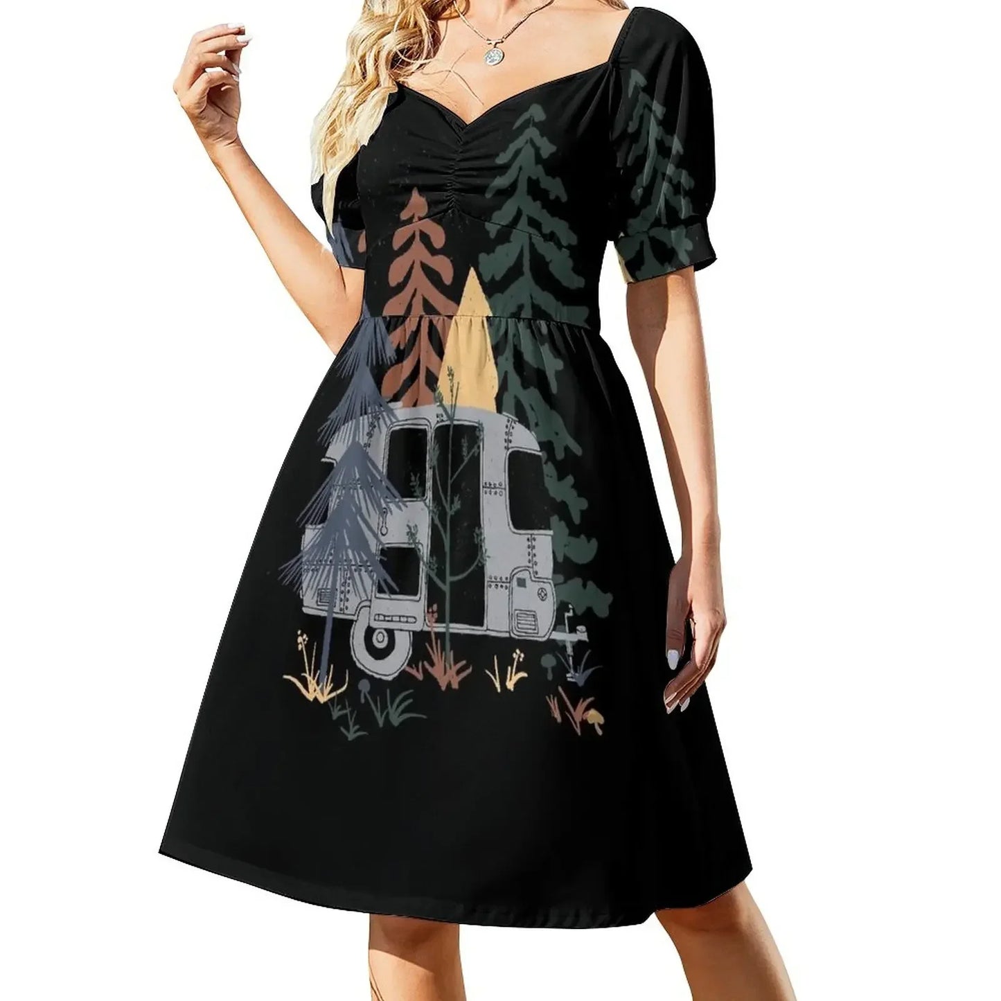 Wild Airstream... Sleeveless Dress wedding guest dress 2025 summer dress women 2025